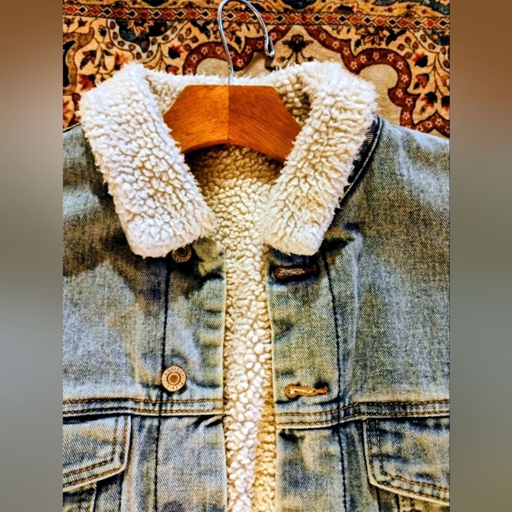 Denim And Fur Jacket